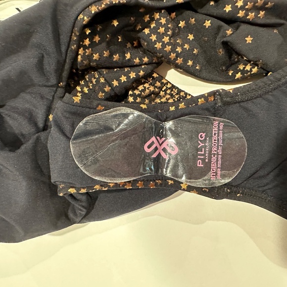 PilyQ Gold Star Metallic Farrah Swimsuit - Size S‎ - New With Tags. - Picture 14 of 15